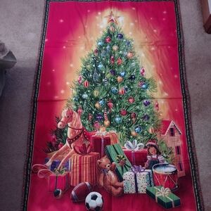 Handmade, Hand Quilted, Christmas Tree Wall Hanging